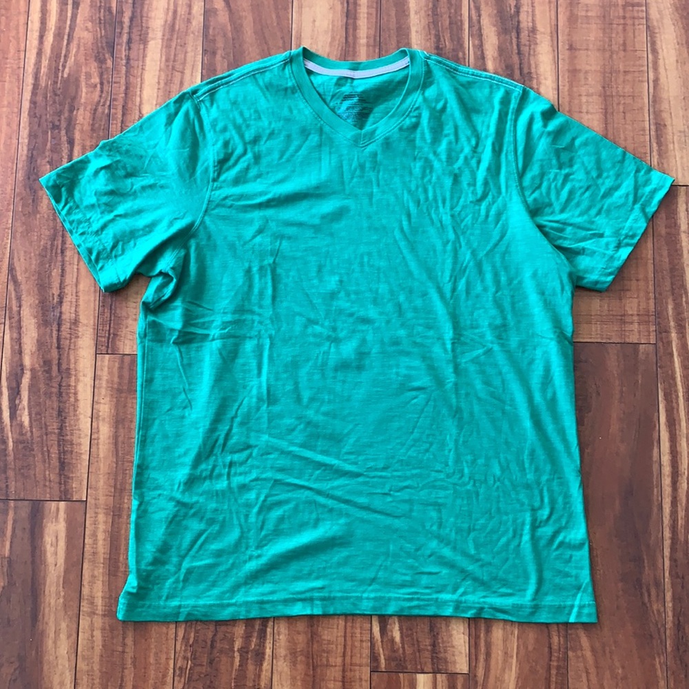 Apple green No Boundaries v-neck shirt